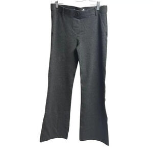 Betabrand Classic Dress Pant Yoga Pant Bootcut Dark Gray Medium